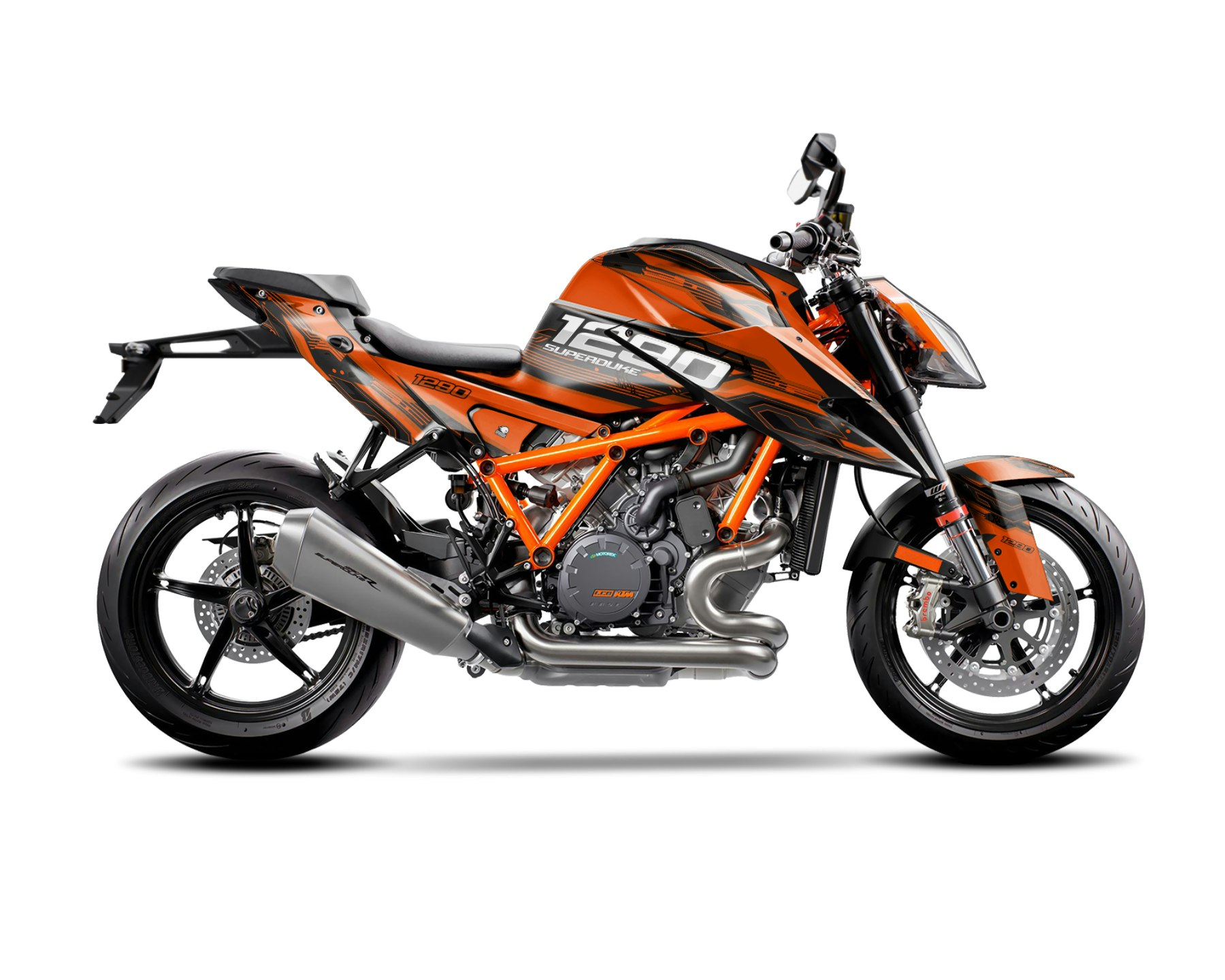 KTM 1290 Super Duke R Graphics Kit - "Cyborg" 2013-2022 - SpinningStickers  | The Best Motorcycle Rim Stickers