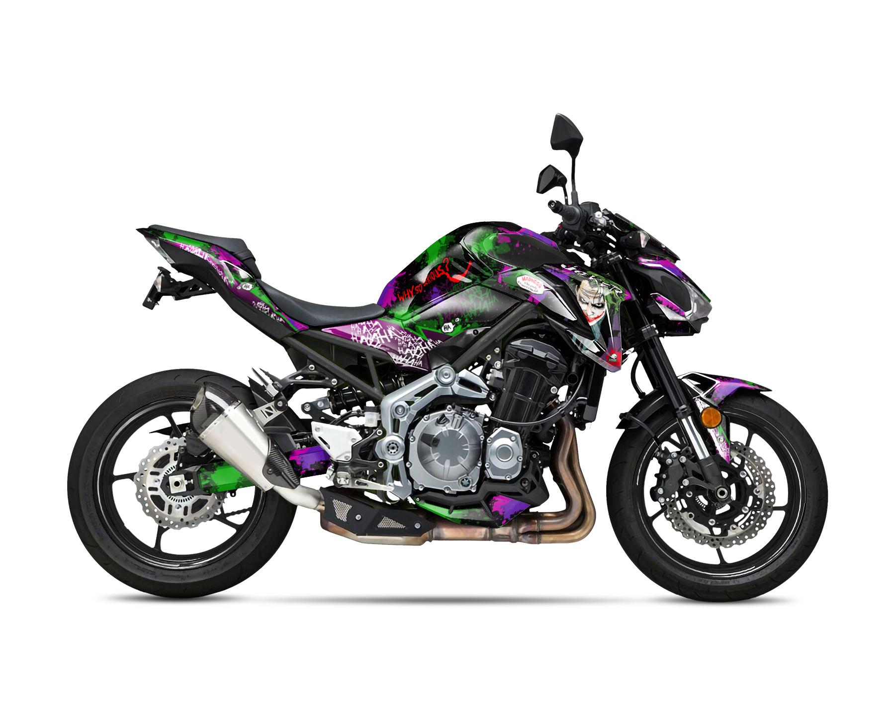 Kawasaki Z900 Graphics Kit - "Joker" 2017-2022