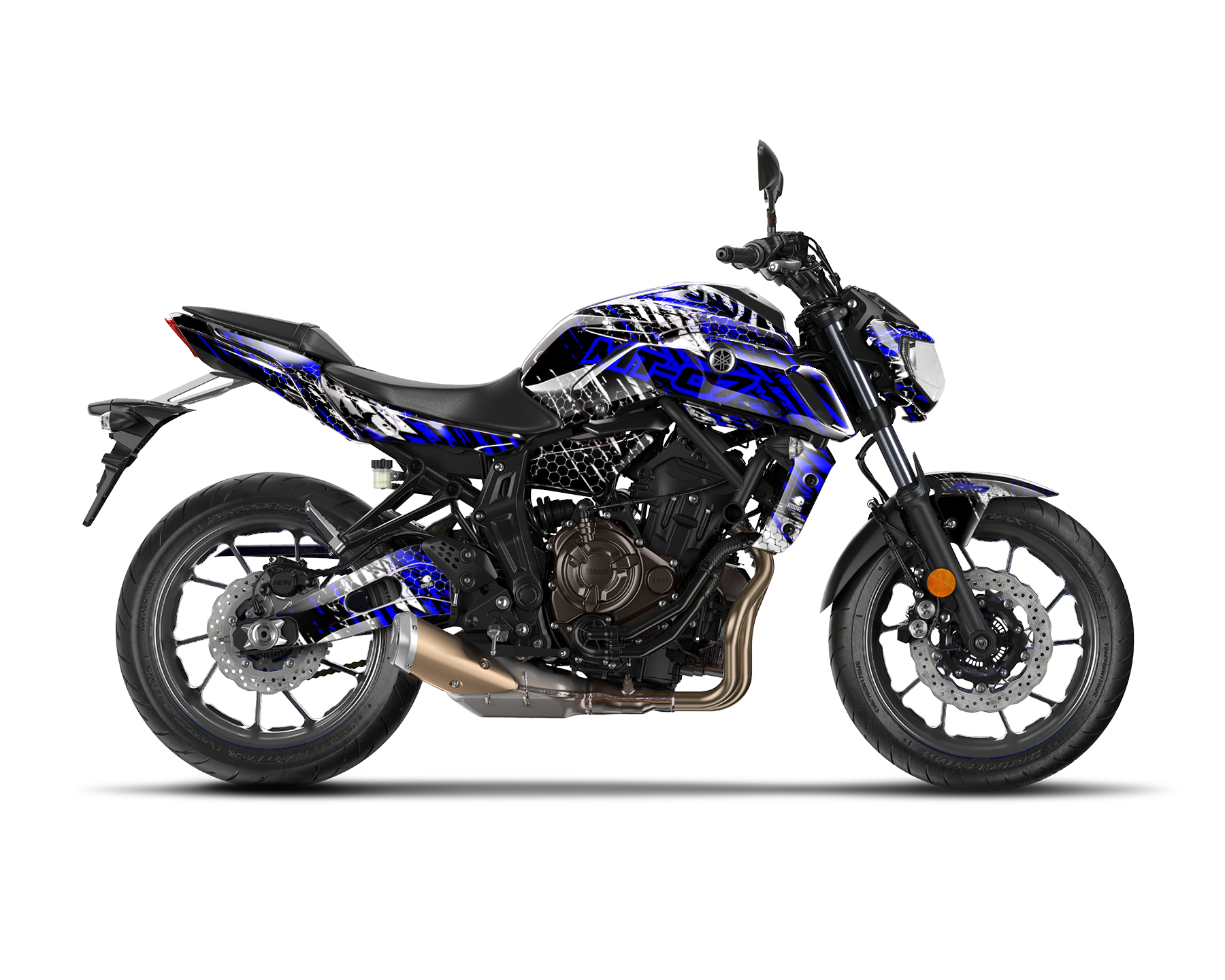 Yamaha MT 07 Graphics Kit - "Riot" 2014-2020