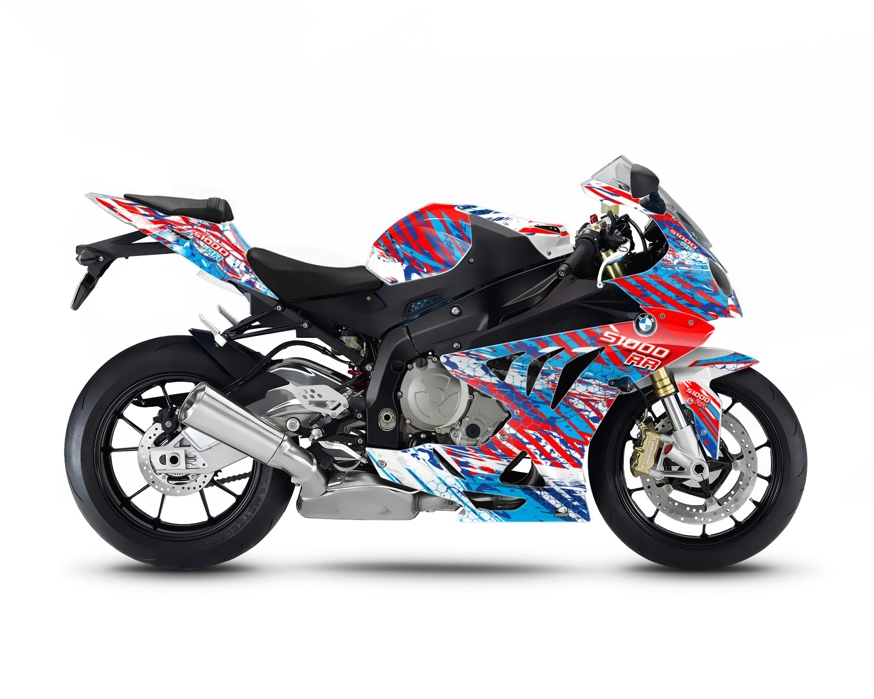 BMW S1000RR grafische kit - "Riot" 2009-2022