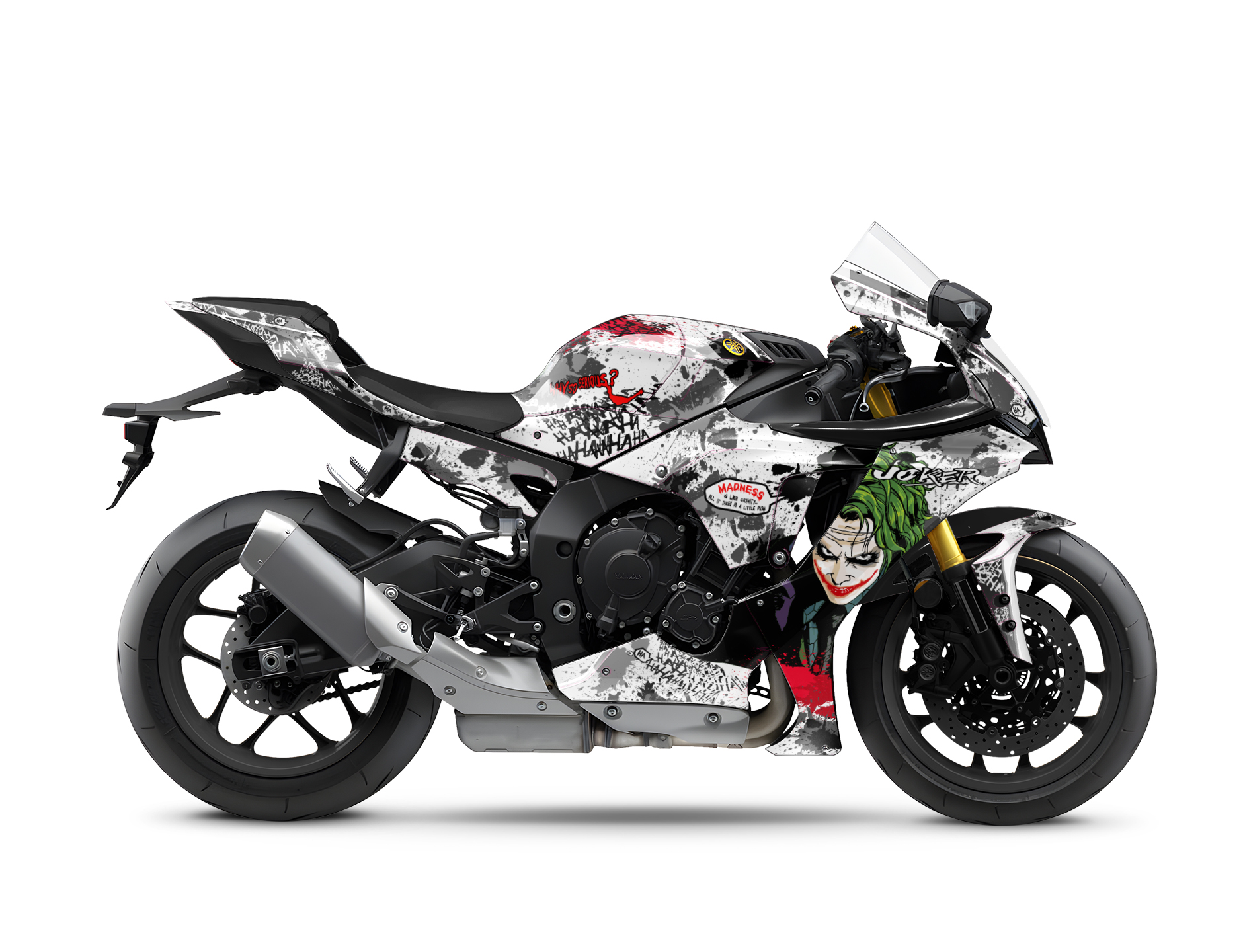 Yamaha R1 Graphics Kit - Joker 2015-2024 - SpinningStickers