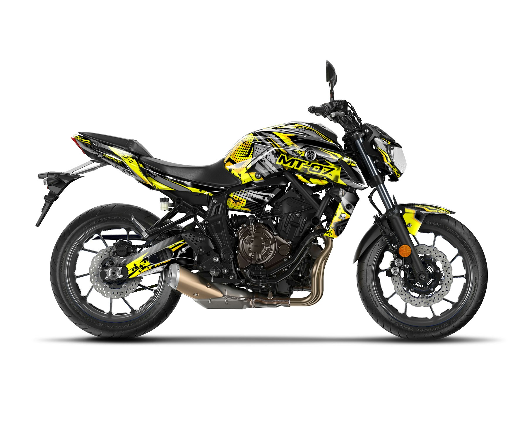 Yamaha MT 07 Grafische kit - "Wrath" 2014-2023