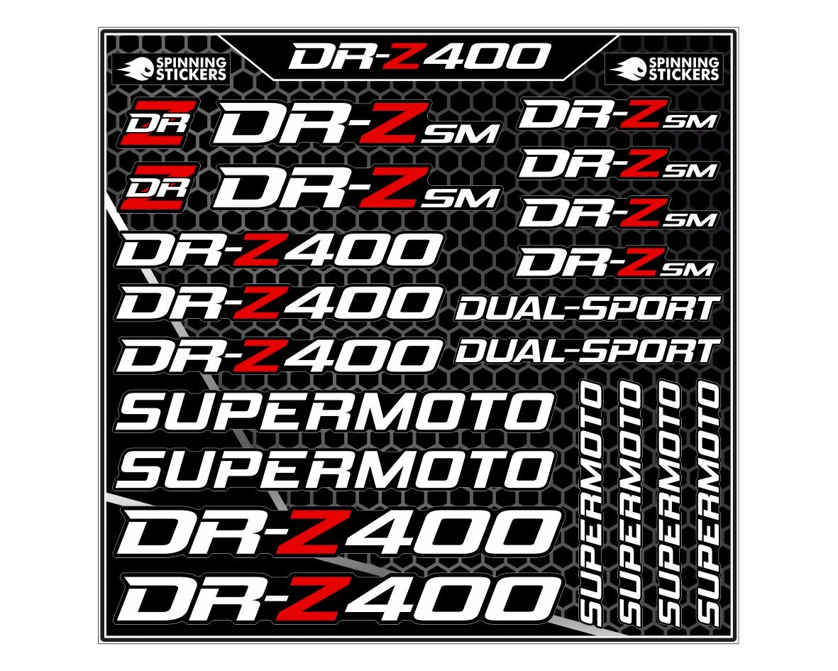 Suzuki DRZ 400 sticker kit