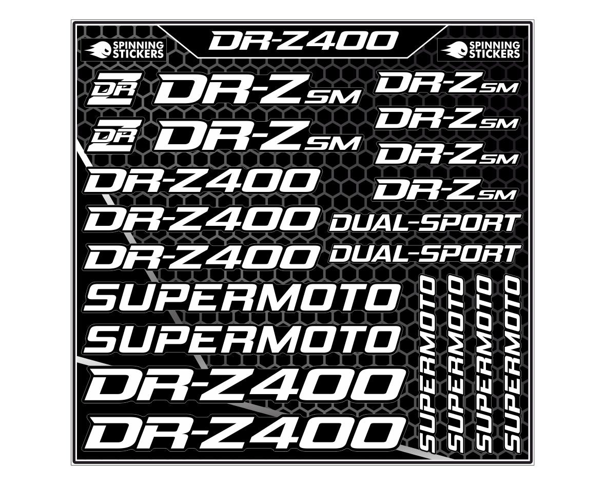 Suzuki DRZ 400 Aufkleber-Kit