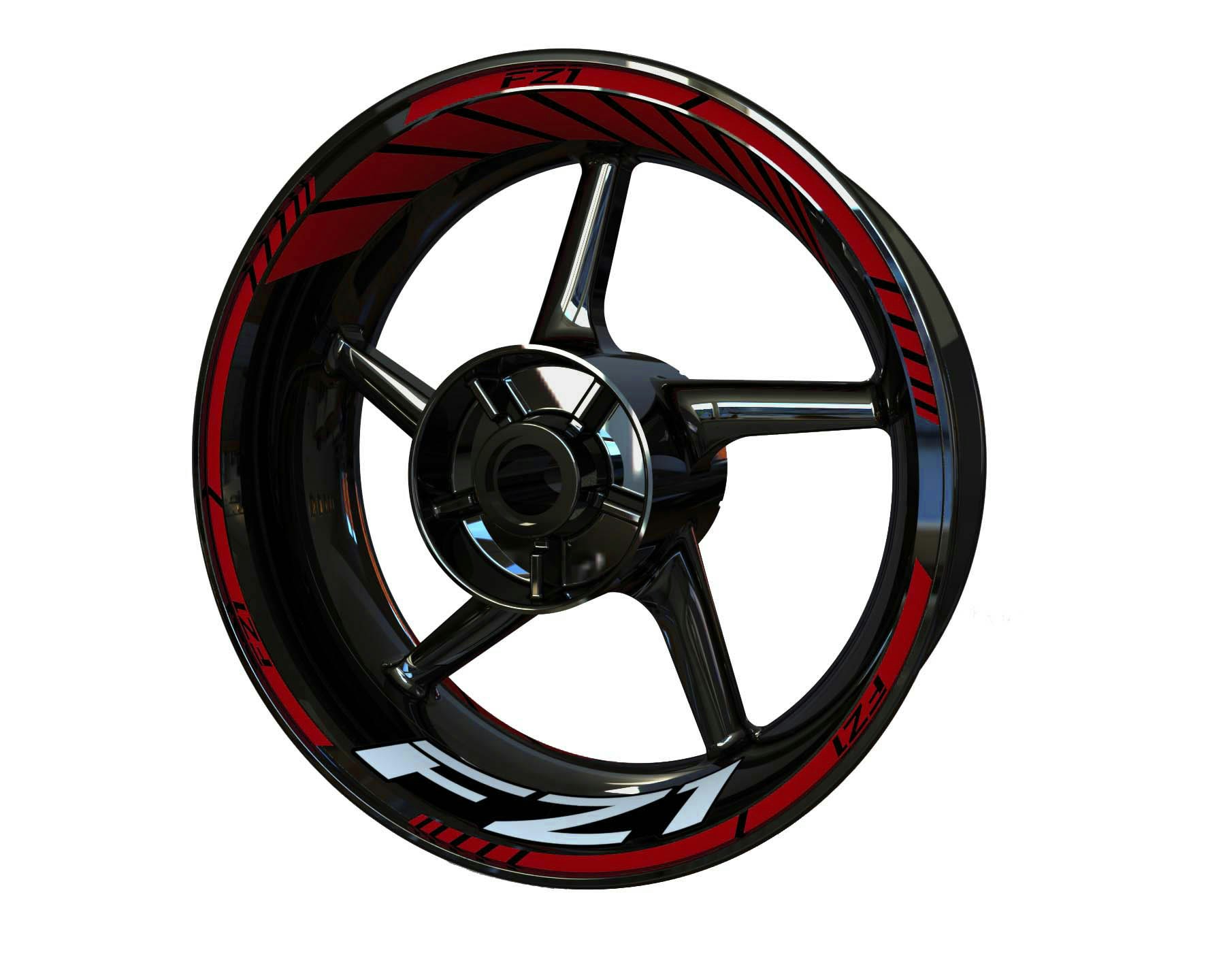 Yamaha FZ1 Wheel Stickers - "Classic" Standard Design