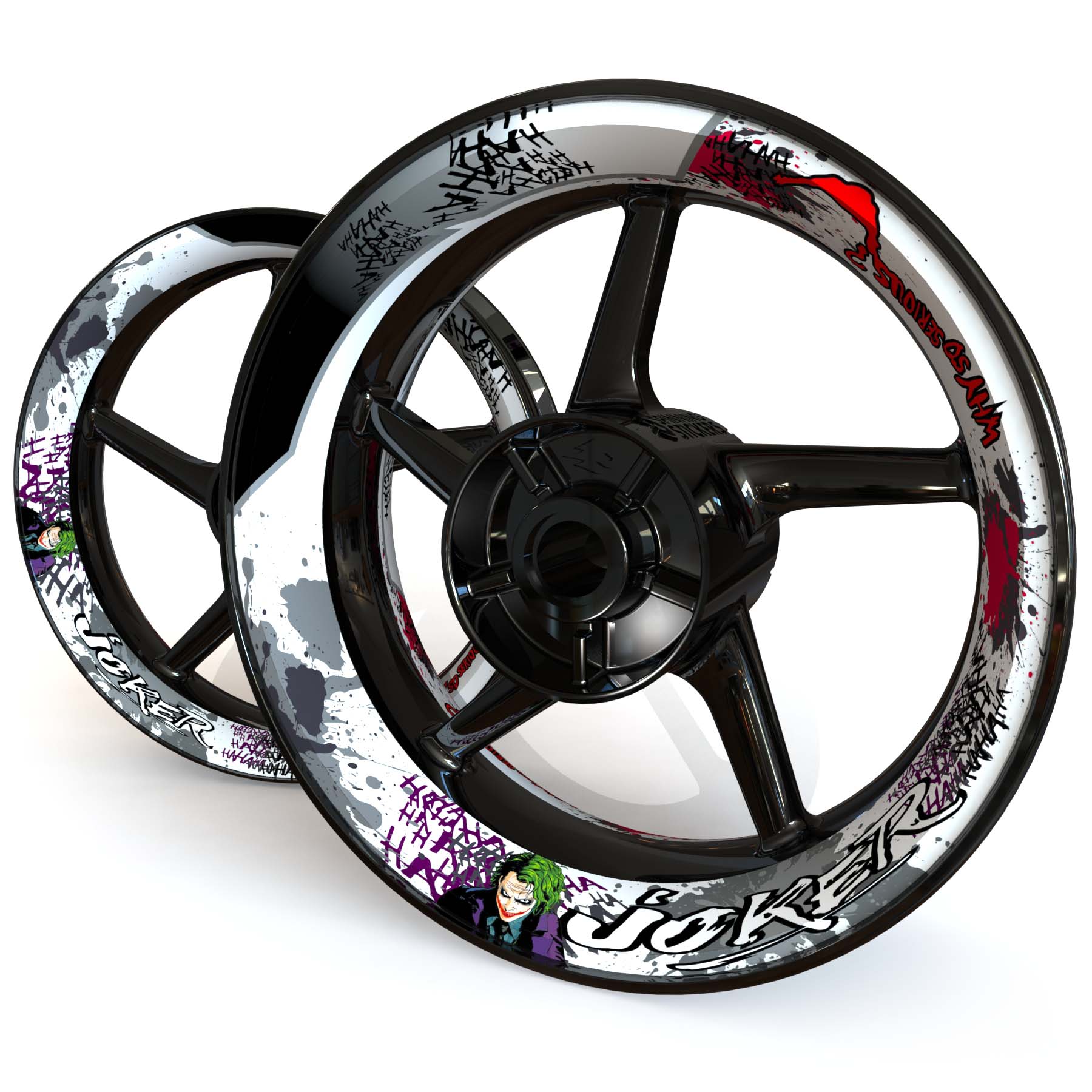 Joker Wheel Stickers - Premium Design
