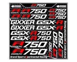 Suzuki GSXR 750 sticker kit