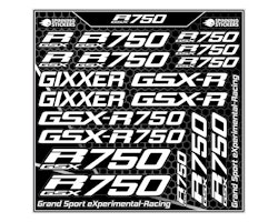 Suzuki GSXR 750 sticker kit