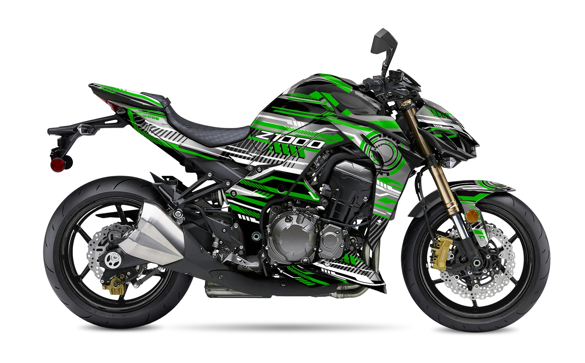 terrorismo Espesar Colapso Kawasaki Z1000 Graphics Kit - "ALX" 2007-2020 - SpinningStickers | #1  Motorcycle & Powersport Graphics