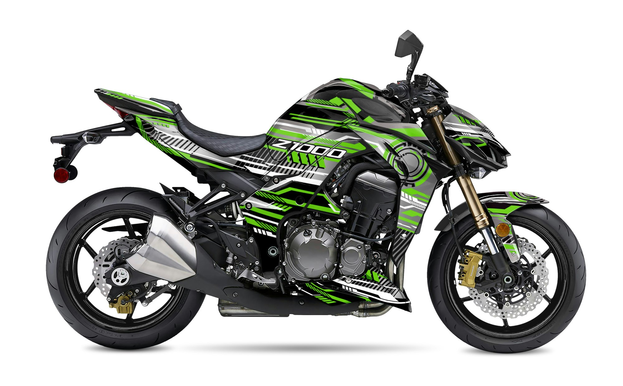 Kawasaki Z1000 Graphics Kit - "ALX" 2007-2020 - SpinningStickers | #1  Motorcycle & Powersport Graphics
