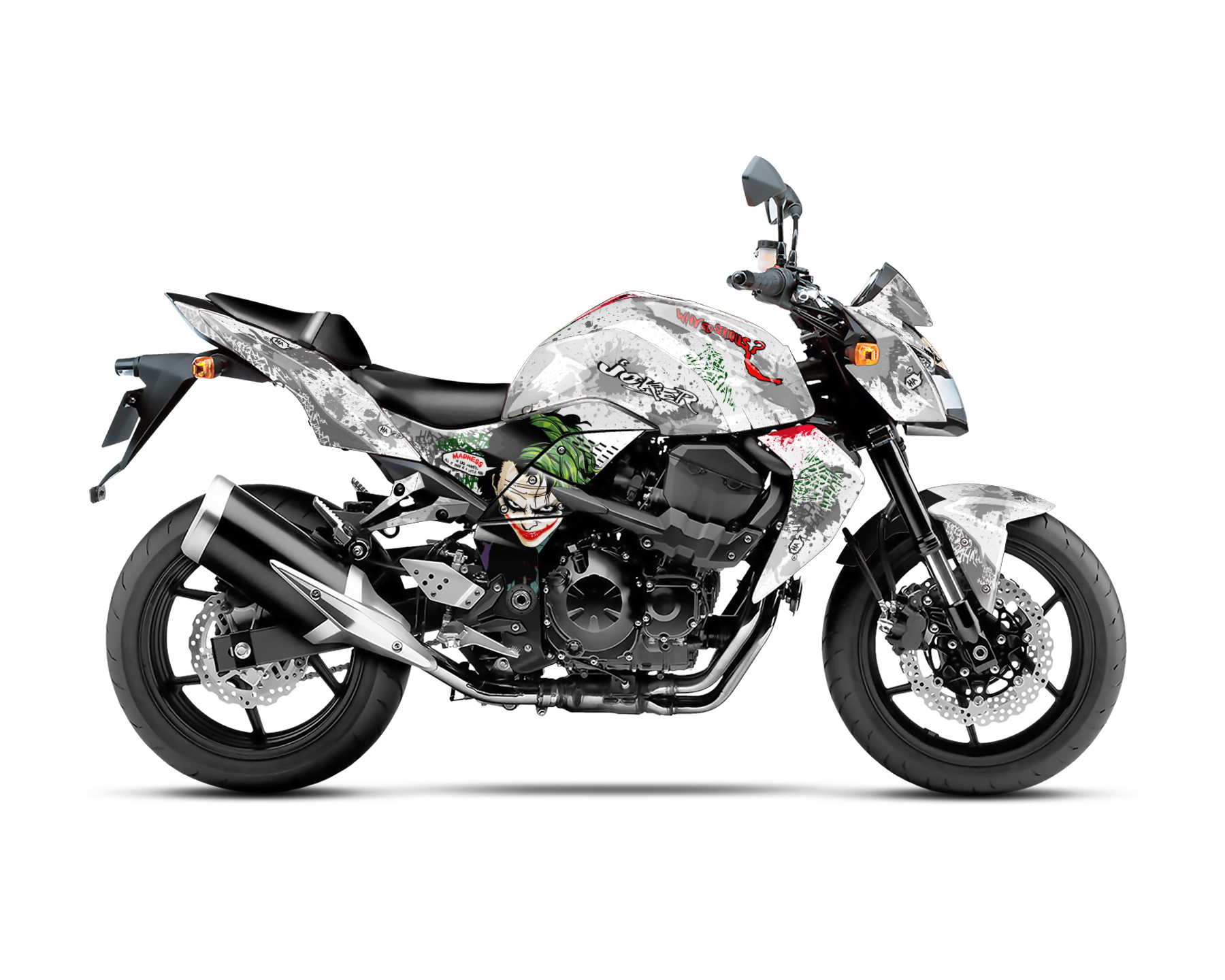 Kawasaki Z750 Graphics Kit - "Joker" 2007-2012