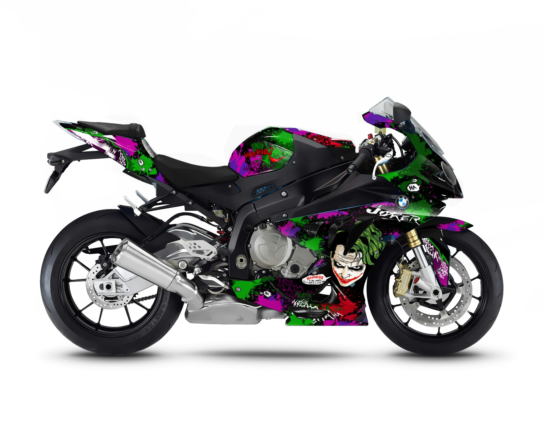 BMW S1000RR Grafikkit - "Joker" 2009-2022