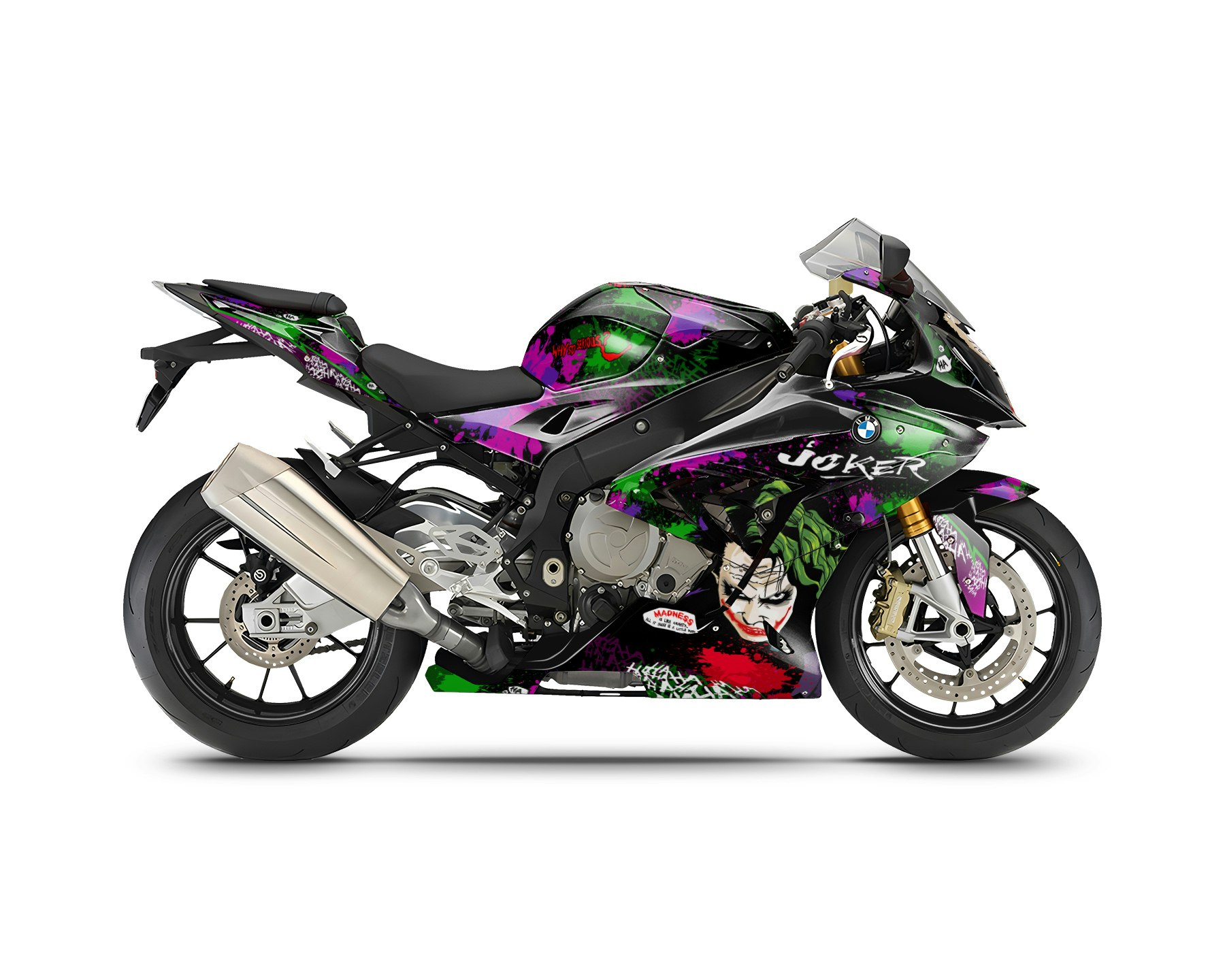 BMW S1000RR Grafikkit - "Joker" 2009-2022