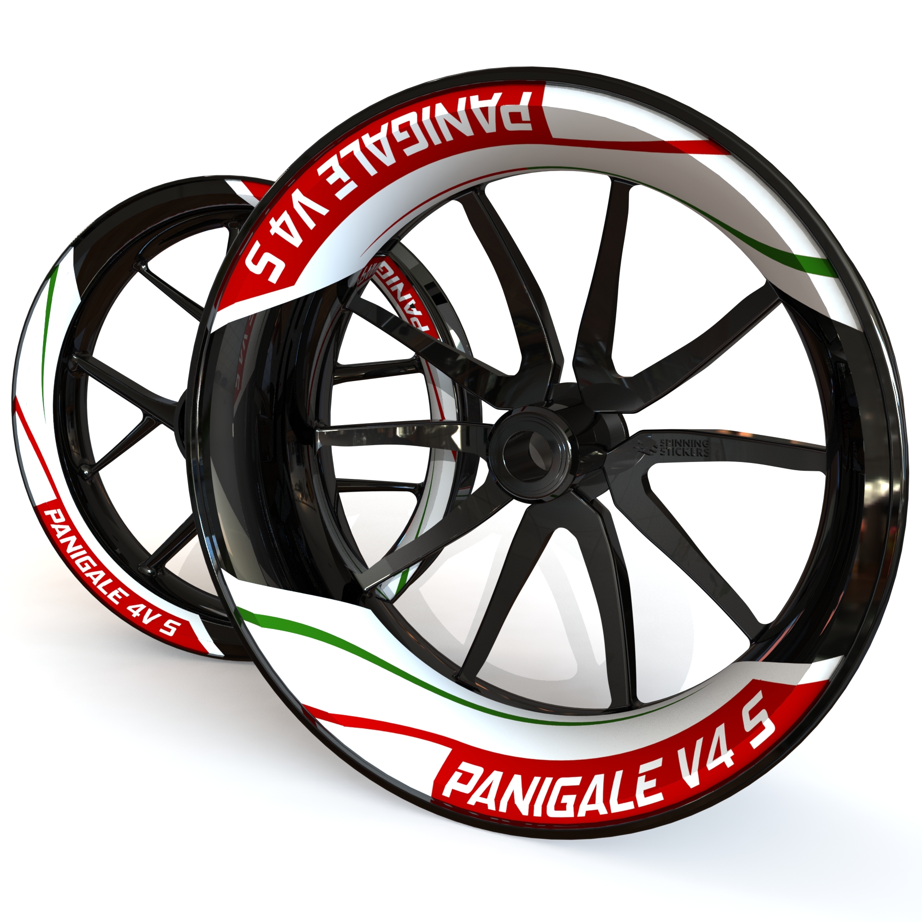 Ducati PANIGALE V4 S Wheel Stickers kit - Two Piece Design