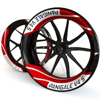 Panigale V4 S Velg Stickers - "Tritone"