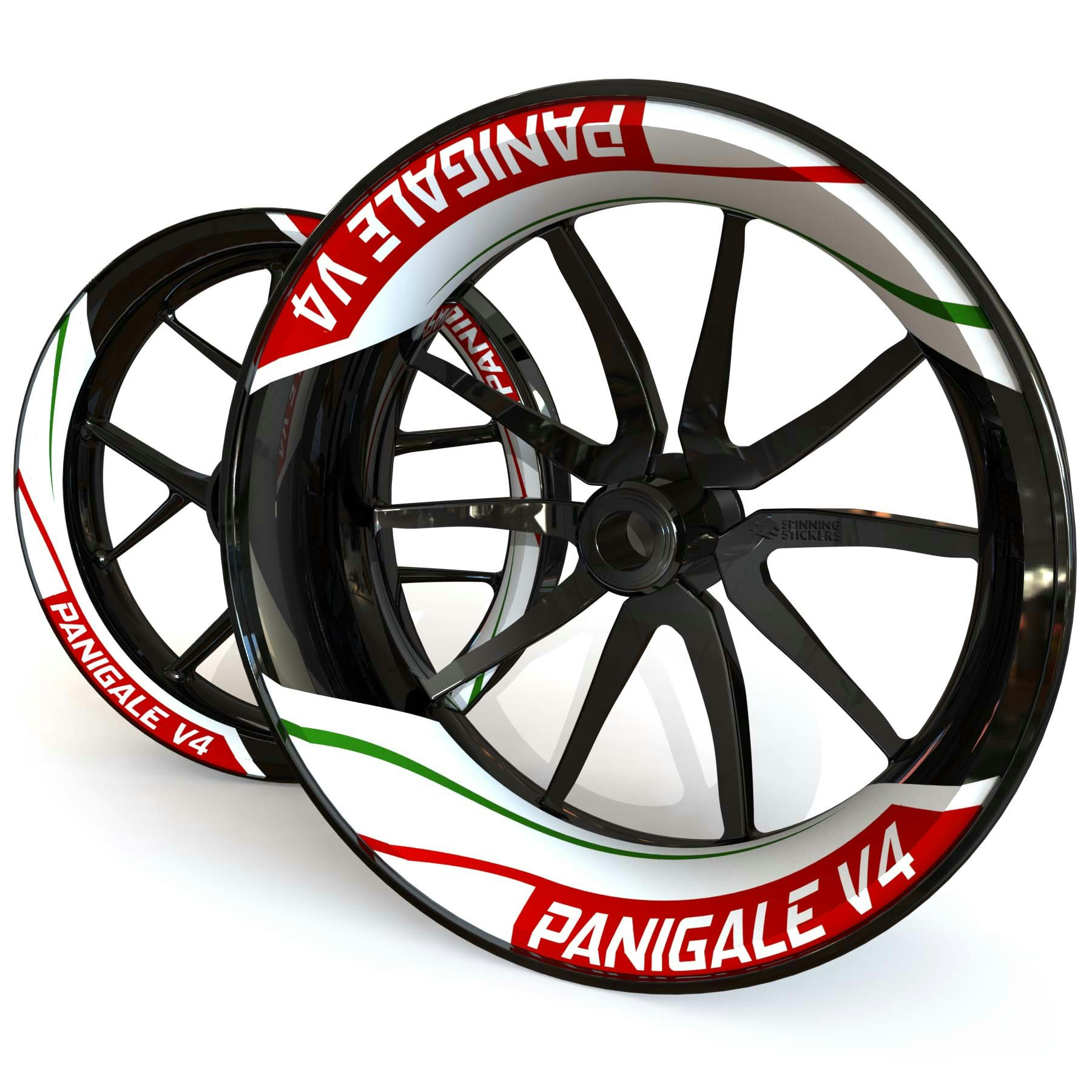 Ducati PANIGALE V4 Velg stickers - tweedelig ontwerp