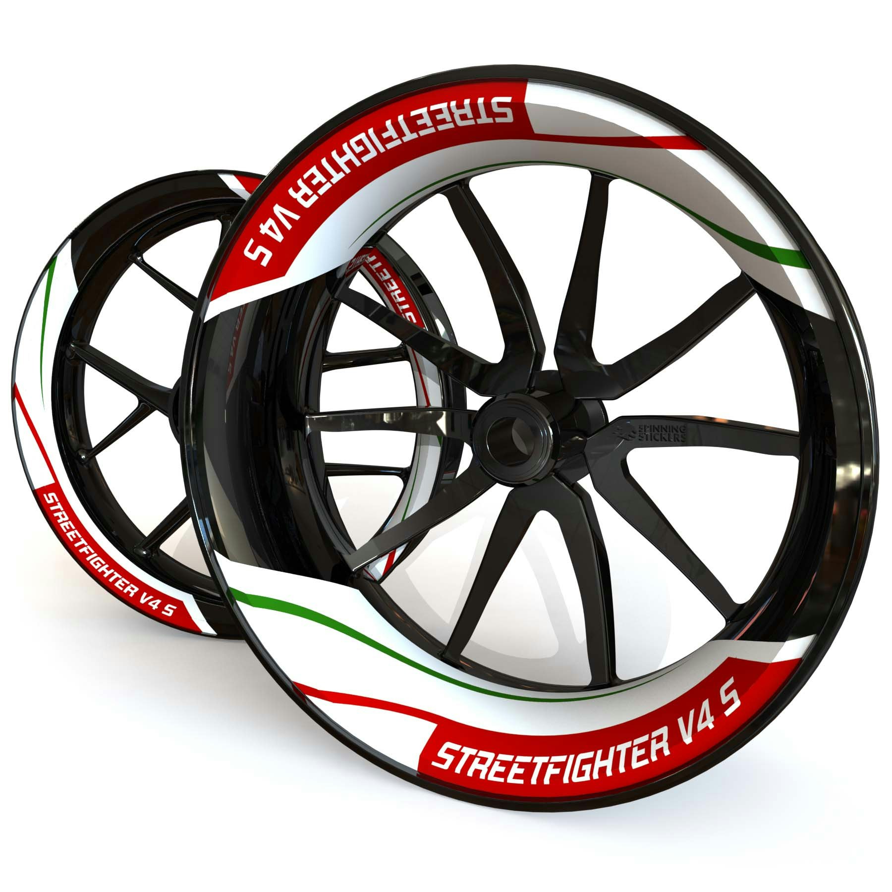 Felgenaufkleber 2-teilig für Ducati Streetfighter V4S - SpinningStickers