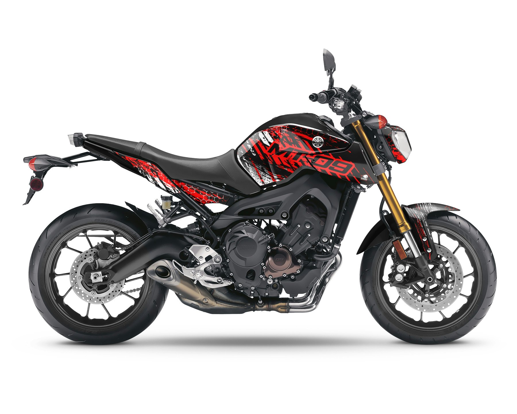 Yamaha MT 09 Dekalkit - "Riot" 2014-2023