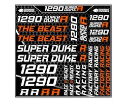 1290 Super Duke R Stickerset