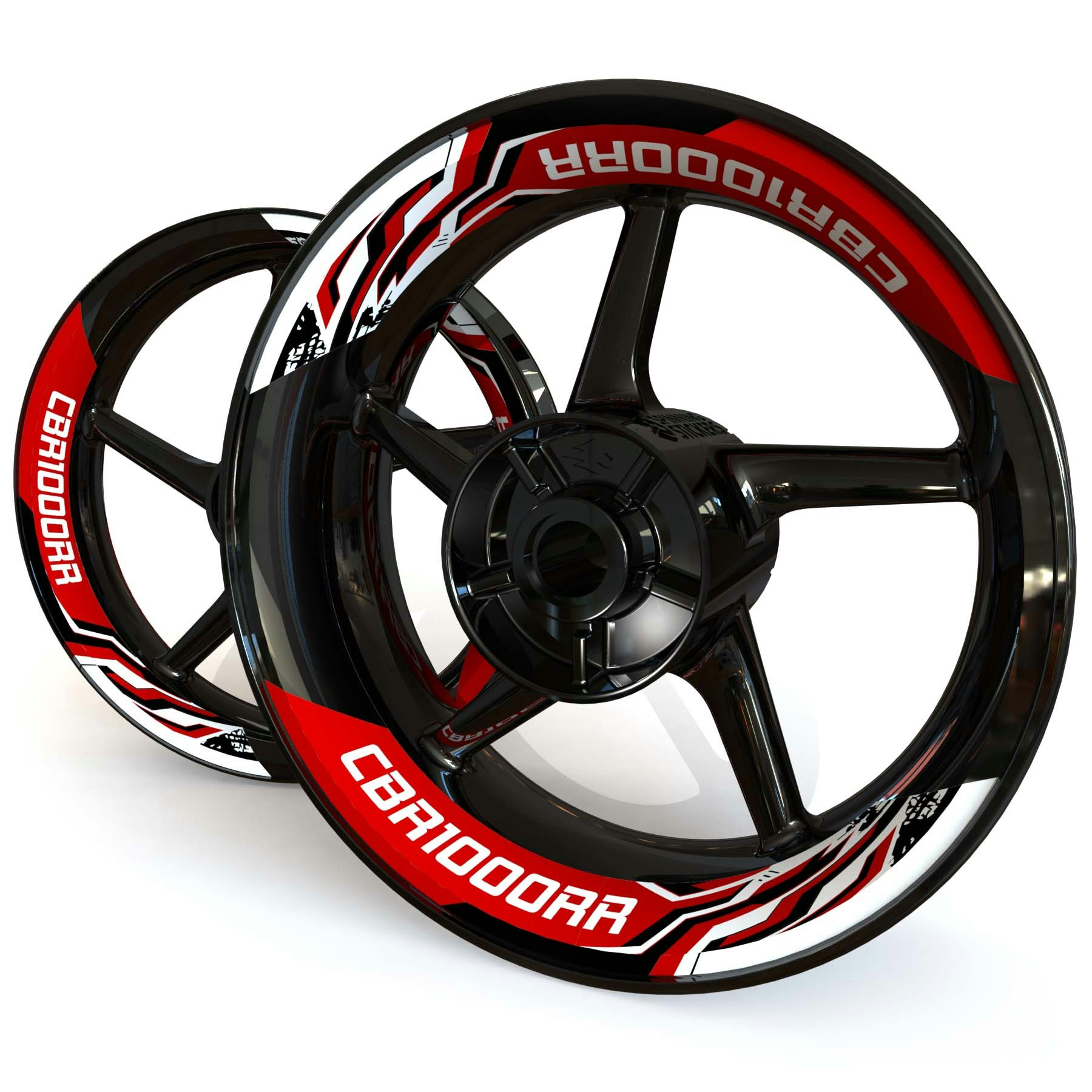 Honda CBR1000RR Wheel Stickers kit - Two Piece Design