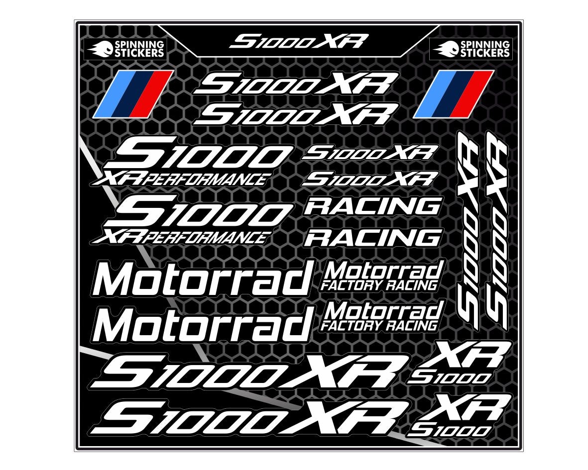 BMW S1000XR sticker kit - SpinningStickers