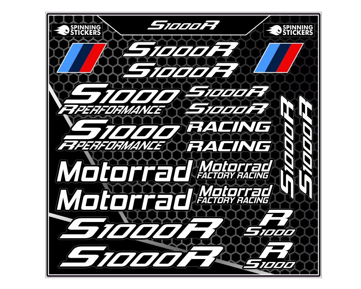 BMW S1000R Stickerset