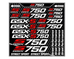 Suzuki GSXS 750 sticker kit