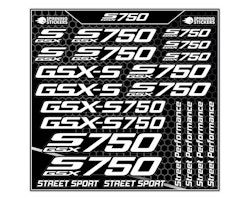 Suzuki GSXS 750 sticker kit