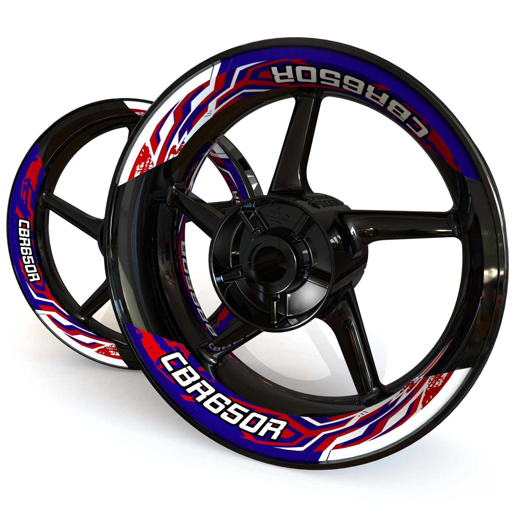 Kit adesivi ruota Honda CBR650R - Design in due pezzi