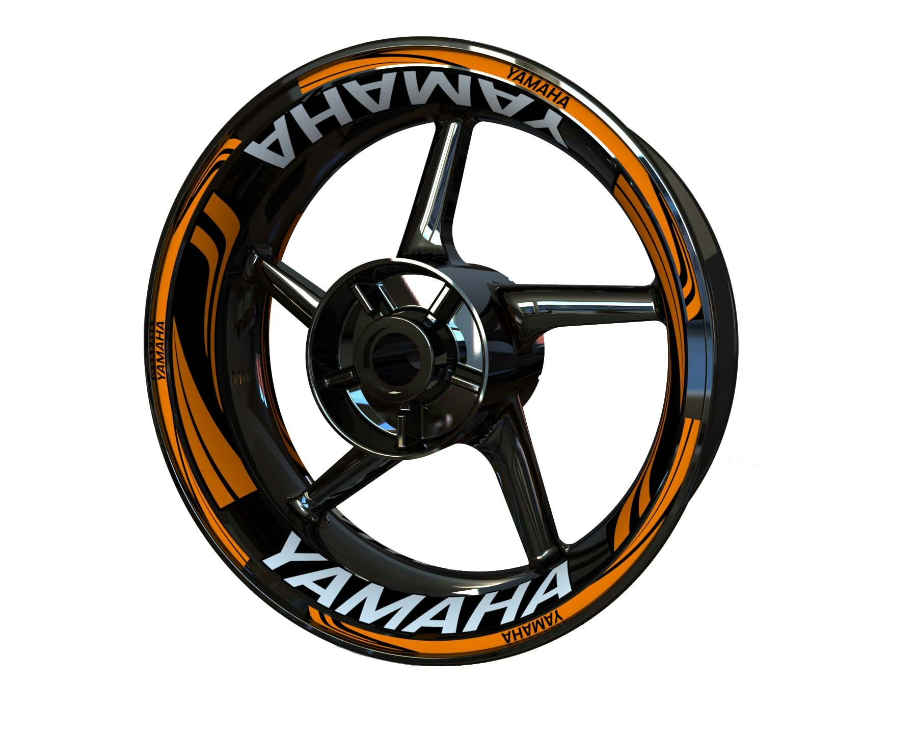 Yamaha Fälgdekaler - Plusdesign