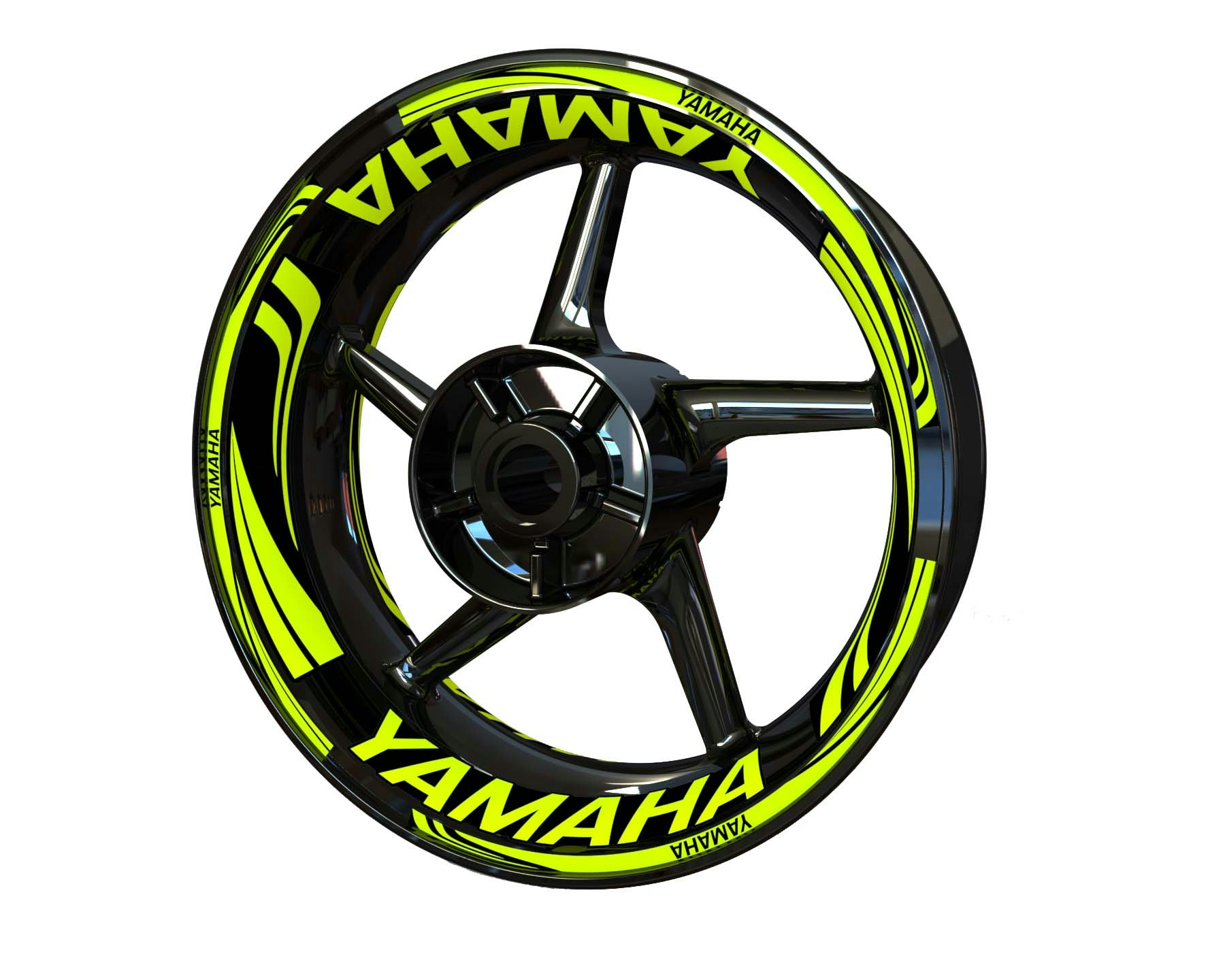 Yamaha Wheel Stickers - Plus Design - SpinningStickers