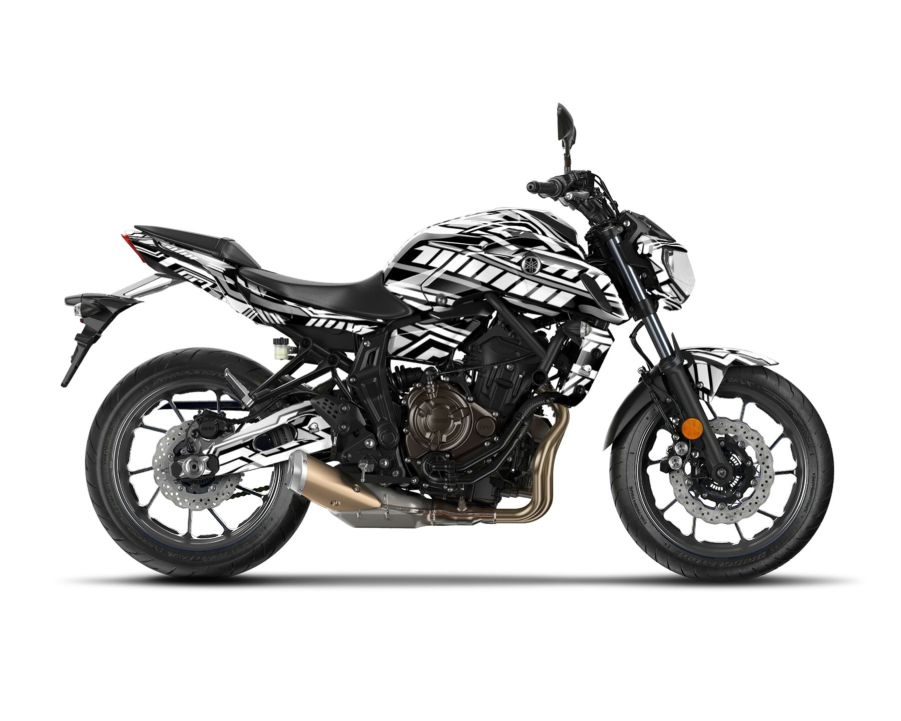 MT-07 Graphics - "Steel Stripes"