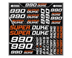 990 Super Duke Aufklebersatz