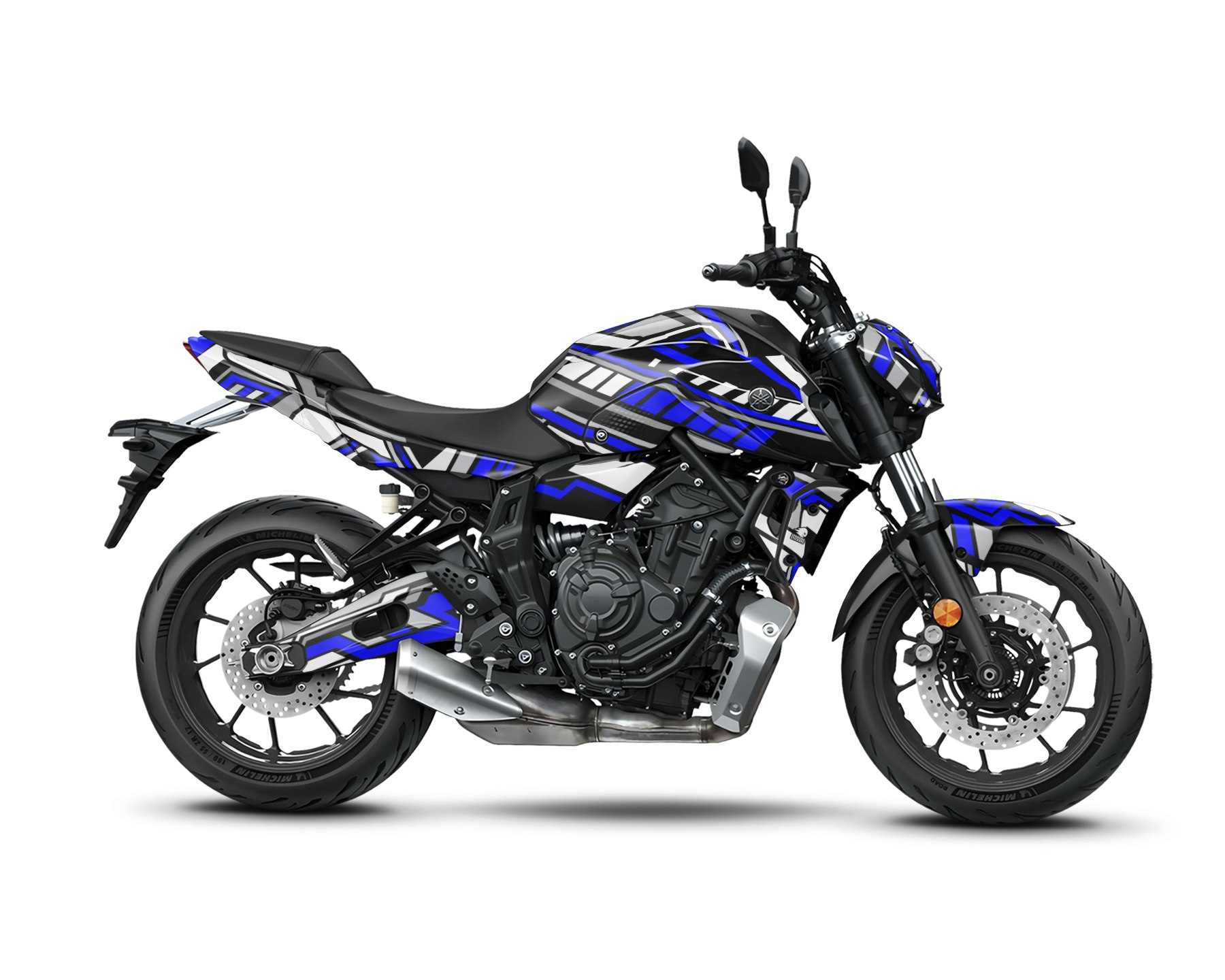 Kit de gráficos Yamaha MT 07 - "Steel Stripes" 2014-2023