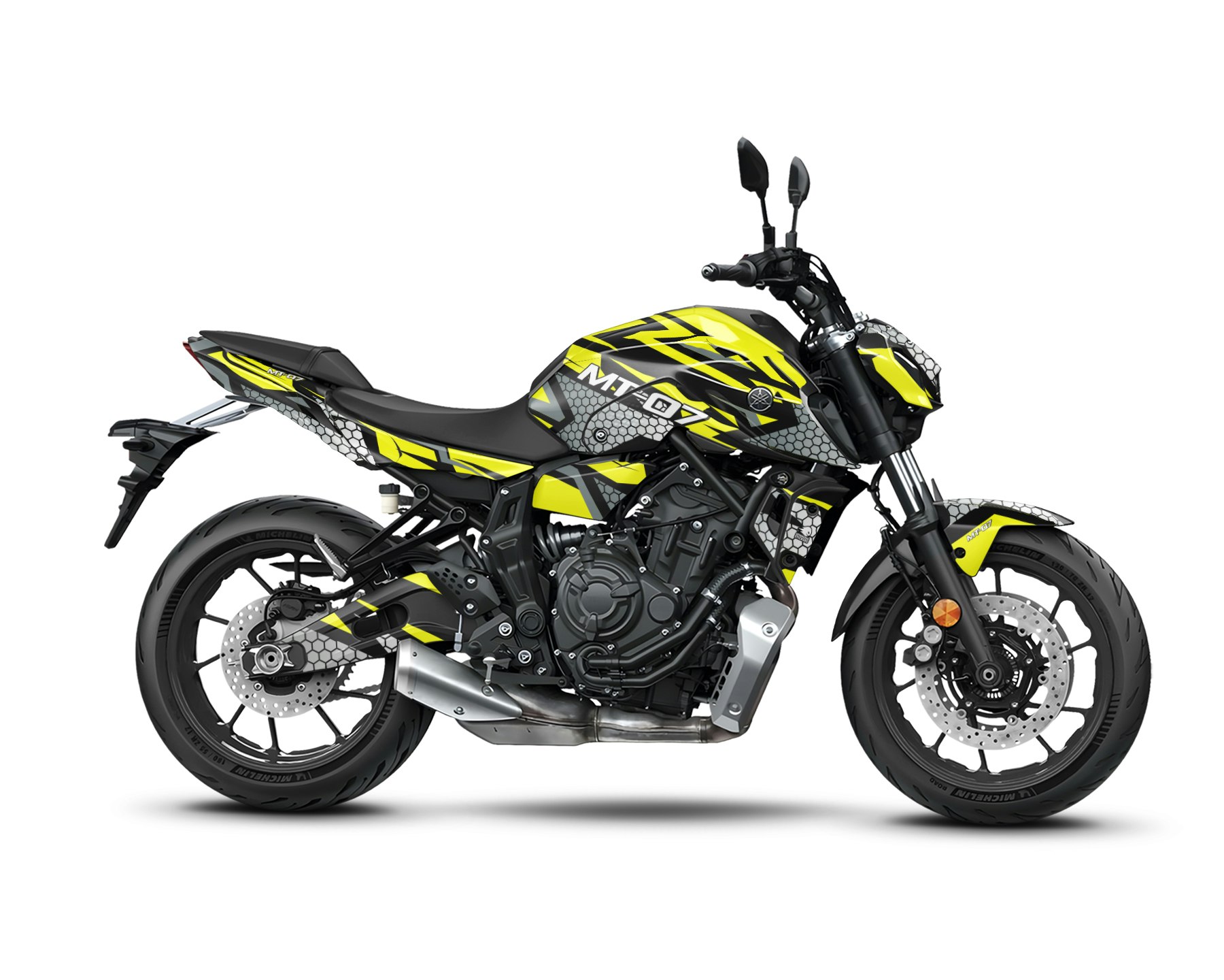 Kit Déco Yamaha MT 07 - "Hexagon" 2014-2023