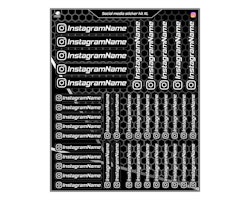 Instagram Sticker kit - XL - "Small text"