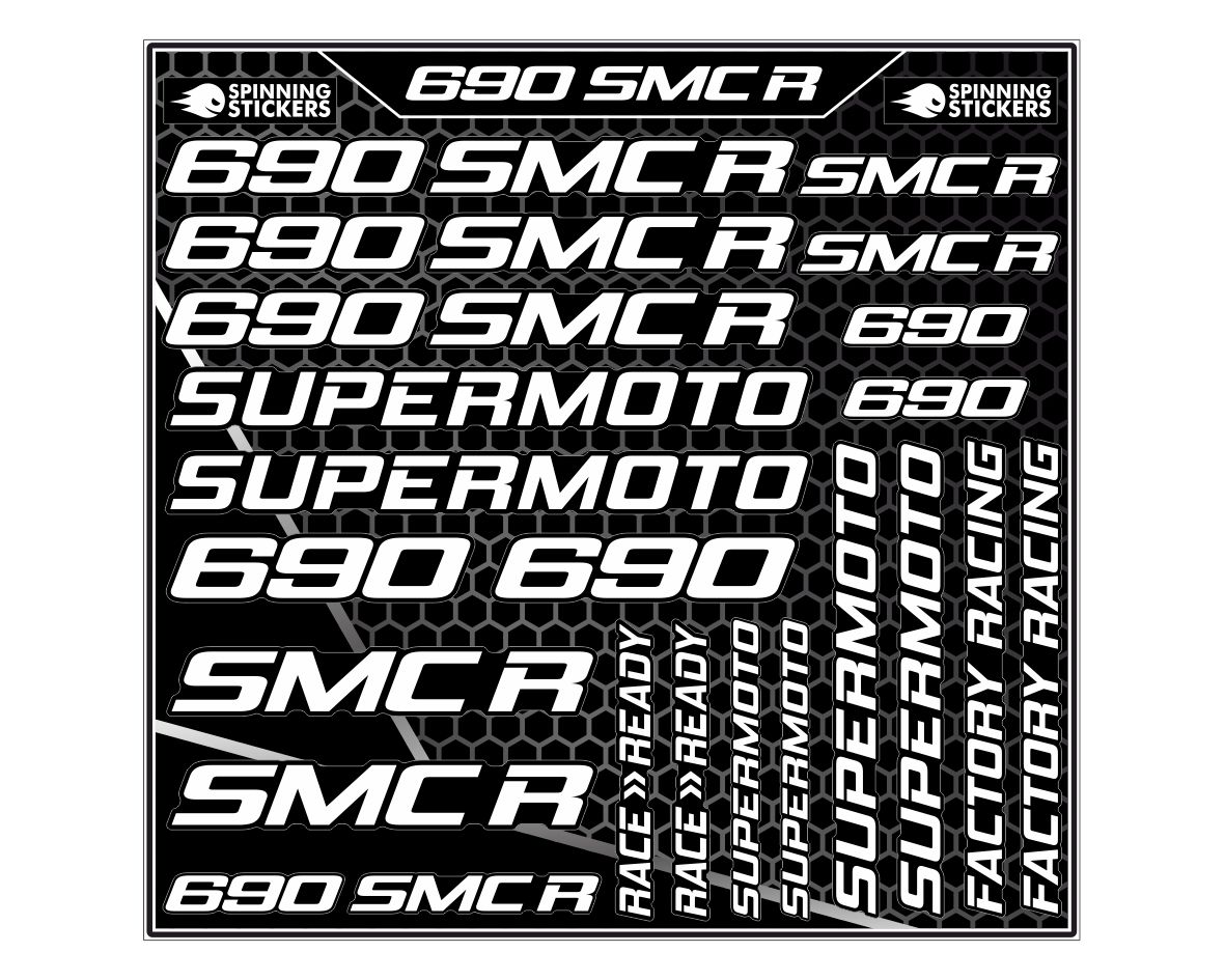 690 SMC R sticker kit