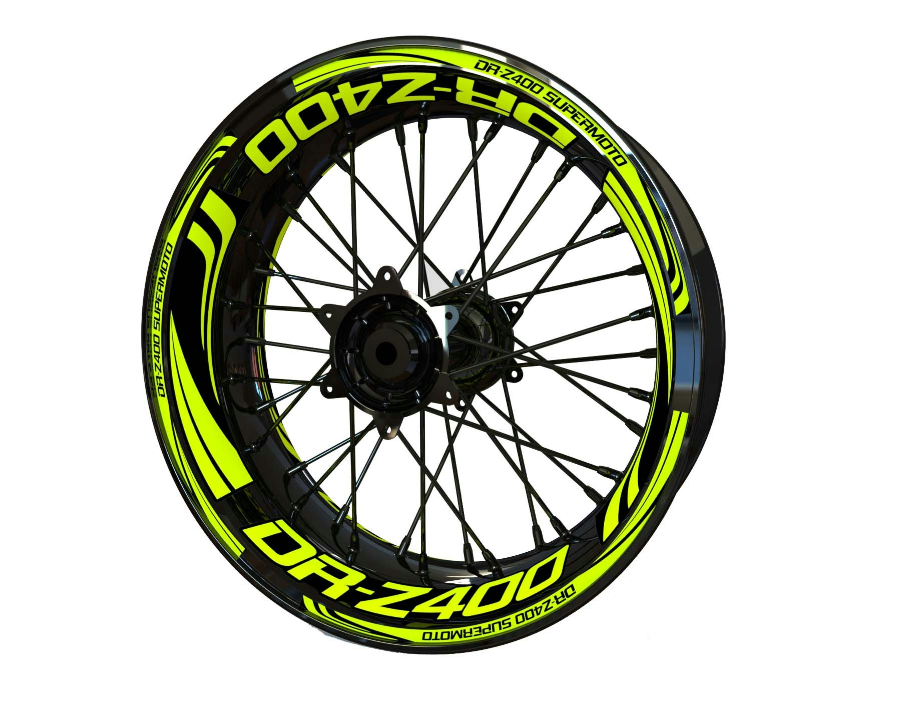 DR-Z 400 Wheel Stickers - "Wave"