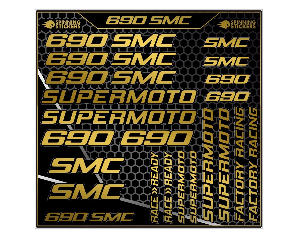 Sticker kit for 690 SMC