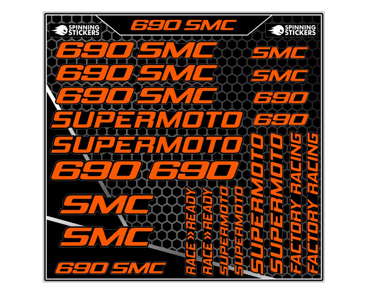 KTM 690 SMC sticker kit