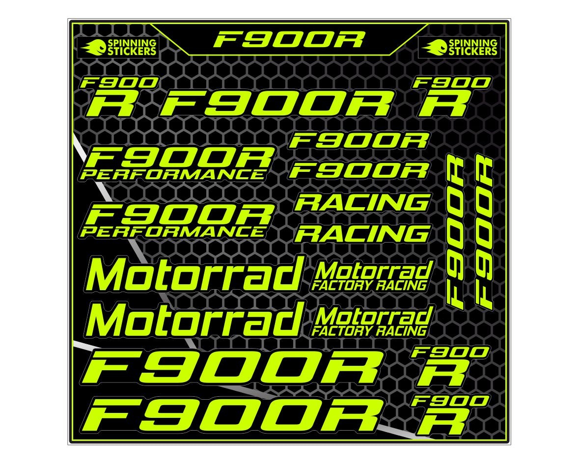 BMW F900R sticker kit