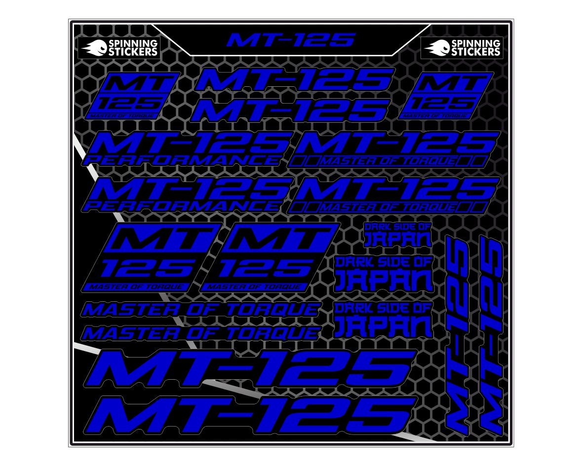 MT-125 sticker kit