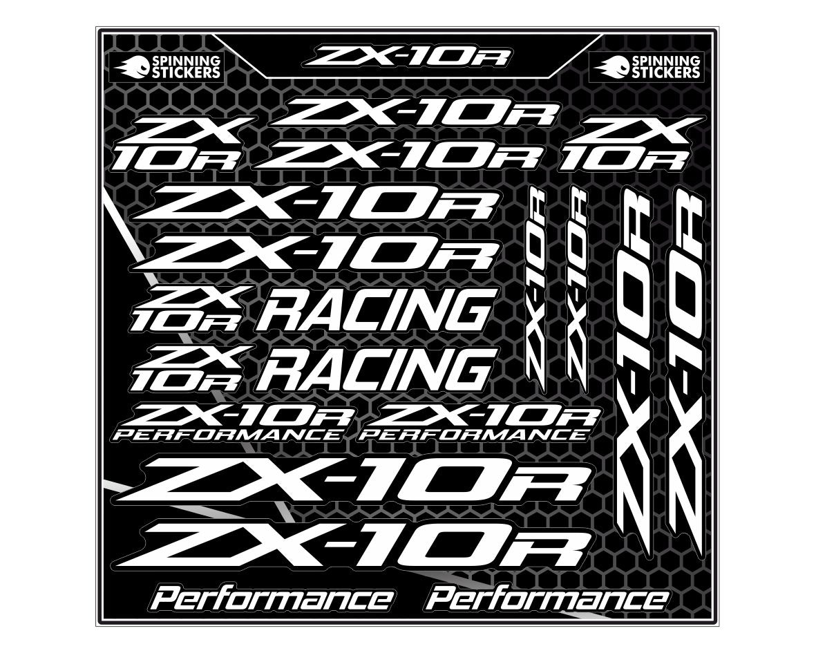 ZX10R Kit d'autocollants