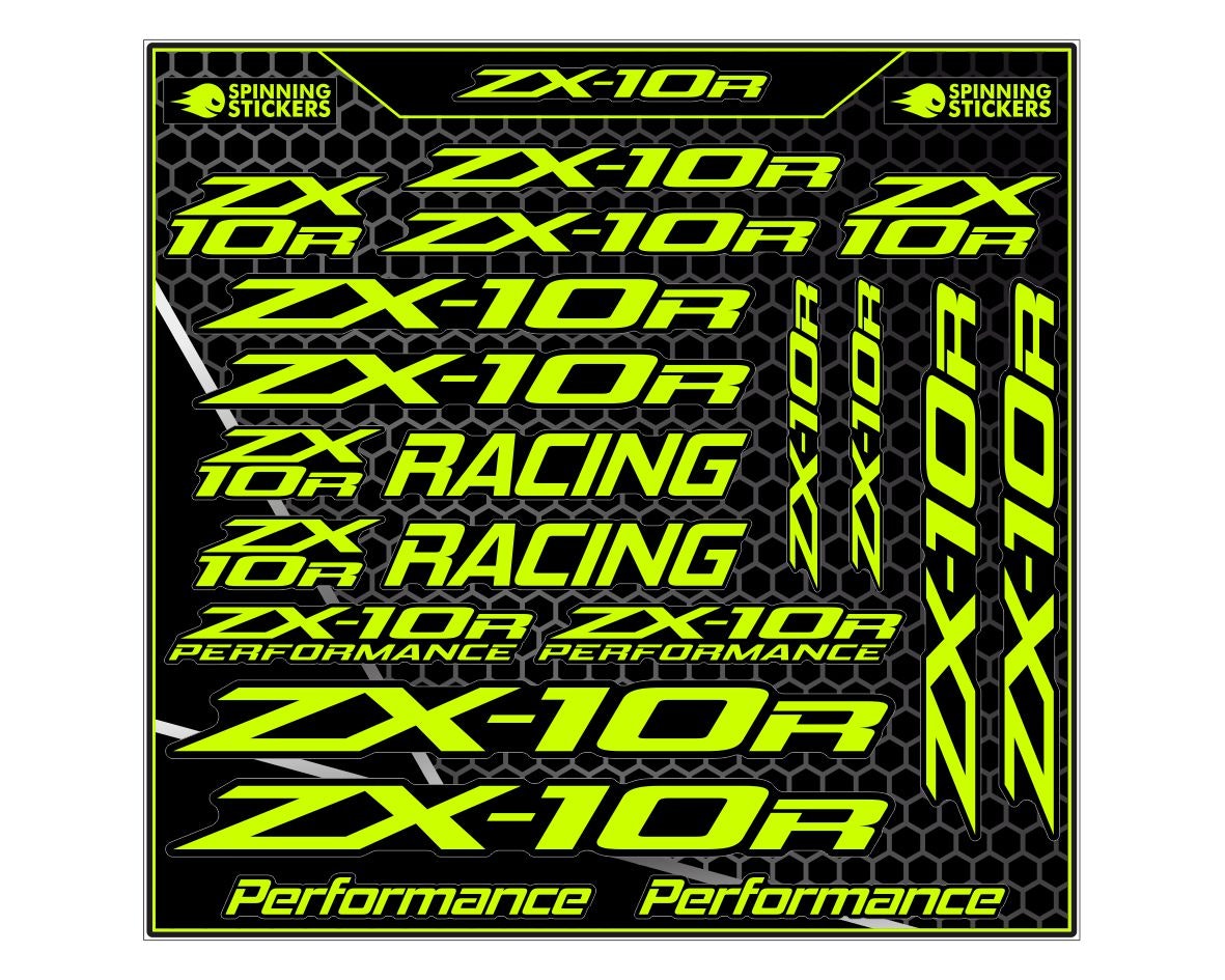 Sticker kit - For ZX10R - SpinningStickers