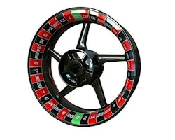 "Roulette Wheel" Wheel Stickers