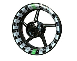"Roulette Wheel" Wheel Stickers