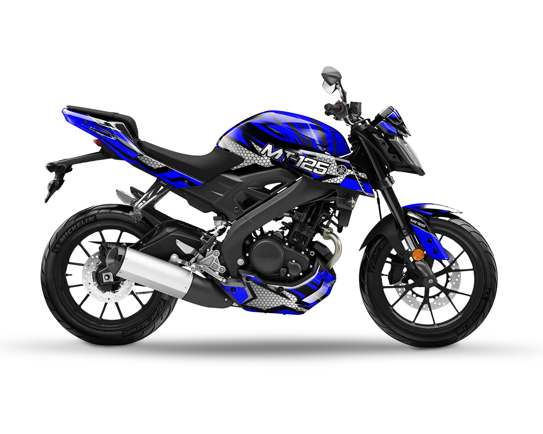Yamaha MT 125 Graphics Kit - "Hexagon" 2014-2019