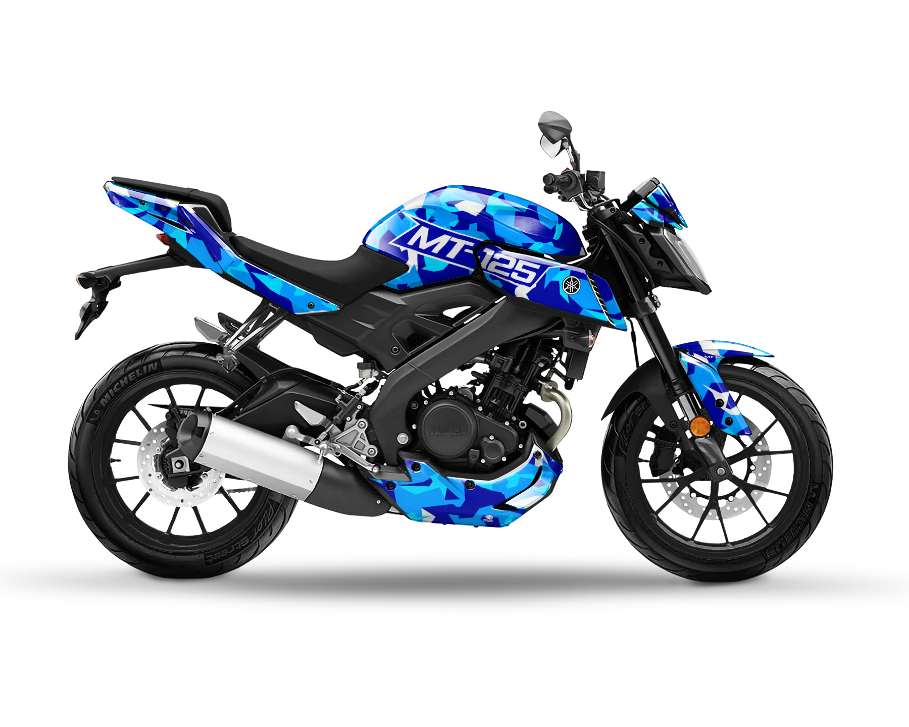 Yamaha MT 125 Graphics Kit - "Camo" 2014-2019
