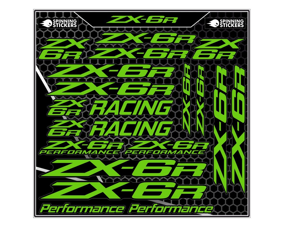 ZX6R stickerset