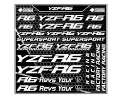 Yamaha YZF-R6 stickerset